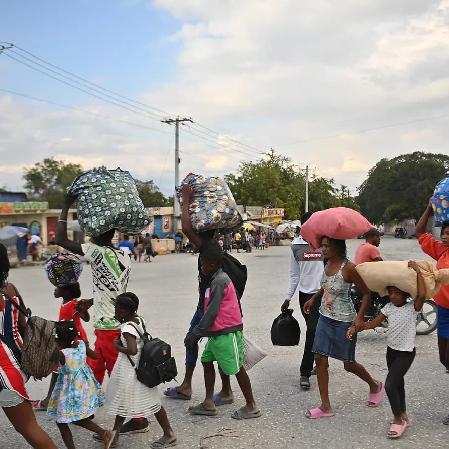 Menschen flüchten in Port-au-Prince Menschen flüchten in Port-au-Prince